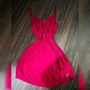 Y2K Hollister Coquette Ruffle Mini Dress Boho Indie Dream